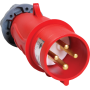 Вилка переносна сси-024 32А-6ч/380-415В 3Р+ре ip44 Magnum, іек [psn02-032-4]