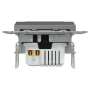USB розетка тип А+С 21W 3A антрацит ABS [EPH2700571] Шнейдер Електрік