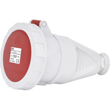 Силовая розетка 3P+N+PE 16А 400В переносная IP67 красная [4482008] ESH-1653 ETI