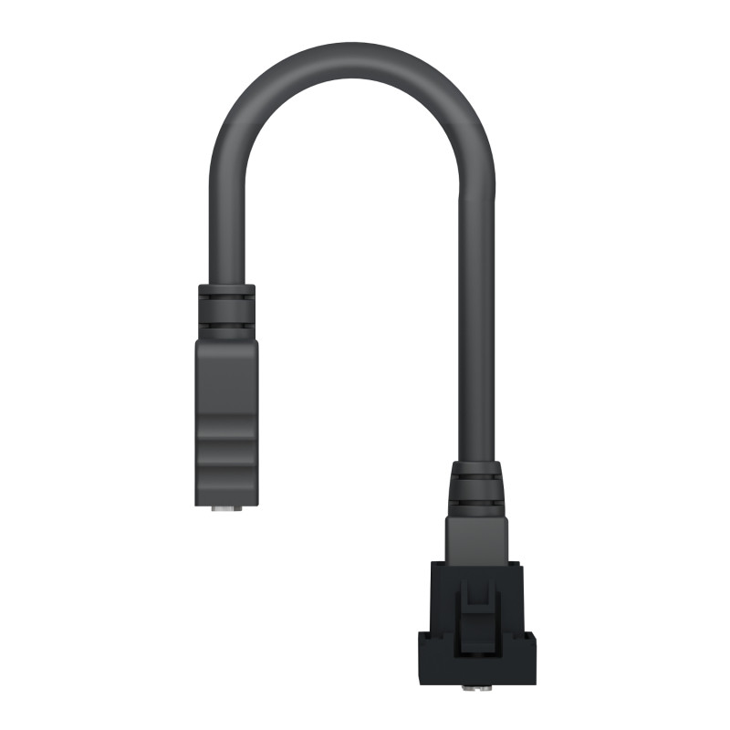 Розетка HDMI 1 модуль антрацит [NU343054] ABS-UV Unica New Шнейдер Електрік