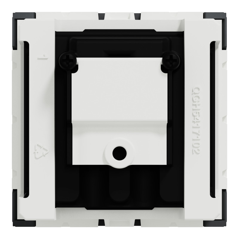 Розетка TV R конечная Черный 45х45х33mm ABS-UV [NU345254] Unica New Schneider Electric