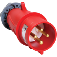 Вилка переносна сси-024 32А-6ч/380-415В 3Р+ре ip44 Magnum, іек [psn02-032-4]