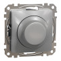 Світлорегулятор поворотний LED RC 3-370 В Алюміній 71х46mm polyamide [SDD113501] Sedna Design & Elements Schneider Electric