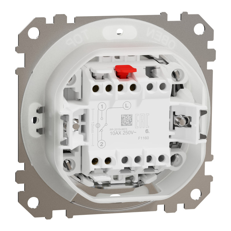 Одноклавишный переключатель IP44 черный [SDD214106] ABS-UV Sedna Design&Element Шнейдер Электрик
