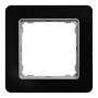 Рамка 1-постовая искусственное черное стекло [SDD361801] ABS-UV Sedna Design&Element Шнейдер Электрик