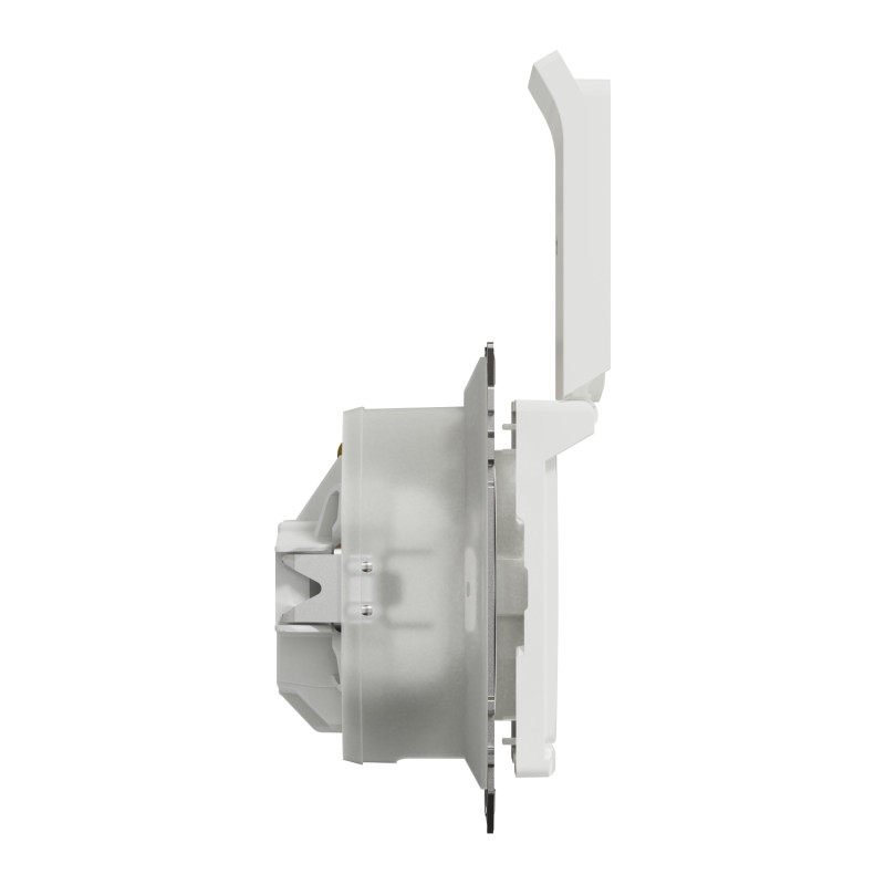 Розетка с з.к. с шторками и крышкой IP44 белая [SDD211024] ABS-UV Sedna Design&Element Шнейдер Электрик