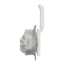 Розетка с з.к. с шторками и крышкой IP44 белая [SDD211024] ABS-UV Sedna Design&Element Шнейдер Электрик