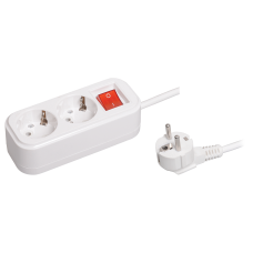 Удлинитель с выключателем 3м 2 гнезда 2Р+PЕ IP20 [WYP11-16-02-03-ZK] Classic УЕК