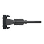 Розетка HDMI 1 модуль антрацит [NU343054] ABS-UV Unica New Шнейдер Електрік
