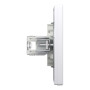Розетка комп'ютерна з рамкою RJ45 UTP кат.6 Asfora біла ABS [EPH4700121] Шнейдер Електрік