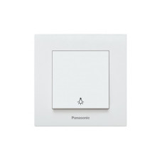 Выключатель кнопочный Karre Plus 55 с рамкой ABS белый [WDTC90162WH-UA1] Panasonic