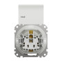 Розетка с з.к. с шторками и крышкой IP44 белая [SDD211024] ABS-UV Sedna Design&Element Шнейдер Электрик