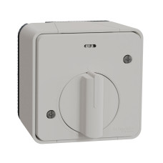 Выключатель с таймером IP55 для поверхностного монтажа белый [MUR39067] ПП Mureva Styl Schneider Electric