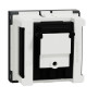 Розетка TV R конечная Черный 45х45х33mm ABS-UV [NU345254] Unica New Schneider Electric
