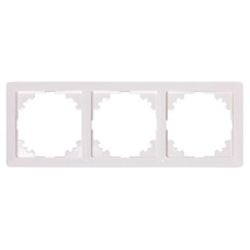 Рамка 3-постовая 223х81х9,5мм белая [ins0040053] E.NEXT e.lux.10064L.3.fr.white