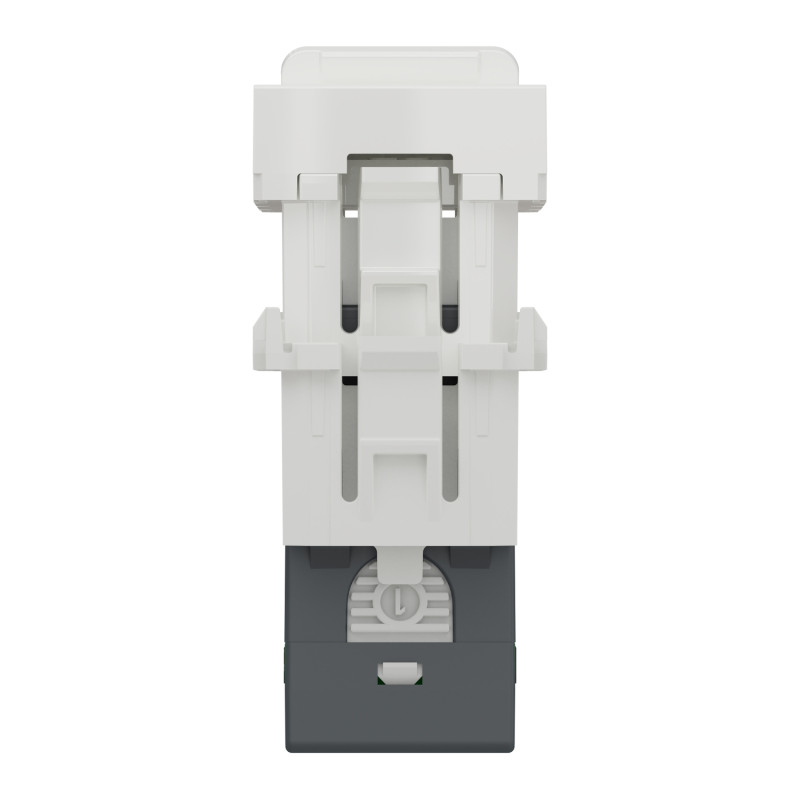 Розетки компьютерные RJ45 Белый 45х22.5х40.5mm ABS-UV [NU341218] Unica New Schneider Electric