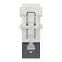 Розетки компьютерные RJ45 Белый 45х22.5х40.5mm ABS-UV [NU341218] Unica New Schneider Electric