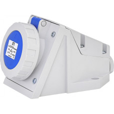 Силовая розетка 2P+PE 16А 230В стационарная IP67 синяя [4482040] EZH-1632 ETI