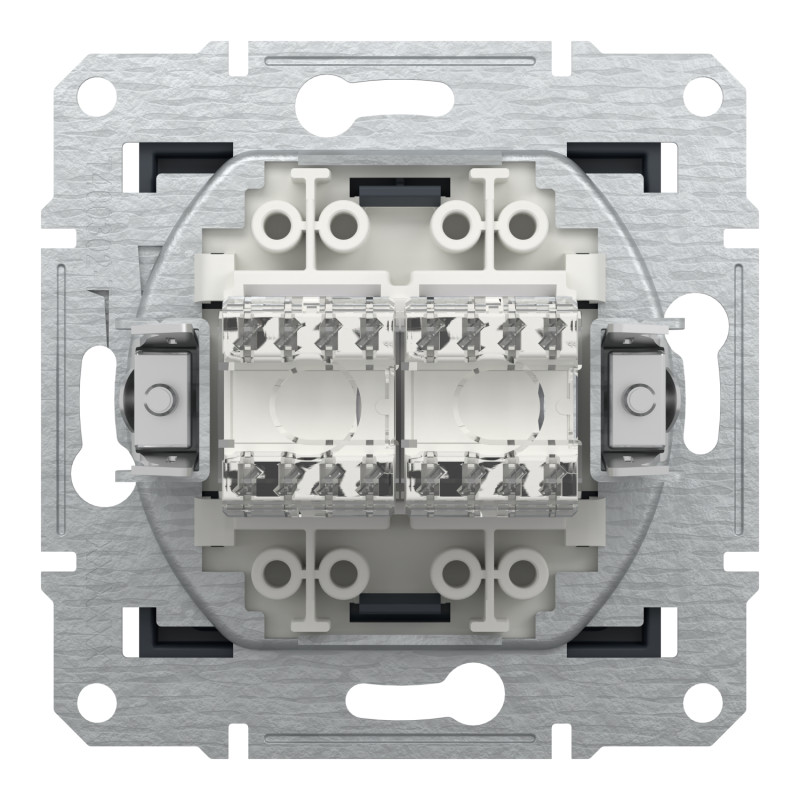 Розетка компьютерная RJ45 UTP кат.6 Asfora черная ABS [EPH4800171] Шнейдер Электрик