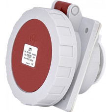 Силовая розетка 3P+N+PE 32А 400В встраиваемая IP67 красная [4482087] EEH-3253 ETI