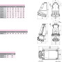 Силовая розетка 3P+N+PE 32А 400В встраиваемая IP67 красная [4482045] EZH-3253 ETI