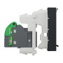 Розетка компьютерная RJ45 категория 6STP 2 модули антрацит [NU341754] ABS-UV Unica New Шнейдер Электрик