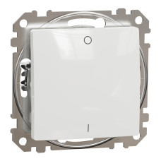Двухполюсный выключатель белый 73х73х37mm ABS-UV [SDD111102] Sedna Design & Elements Schneider Electric