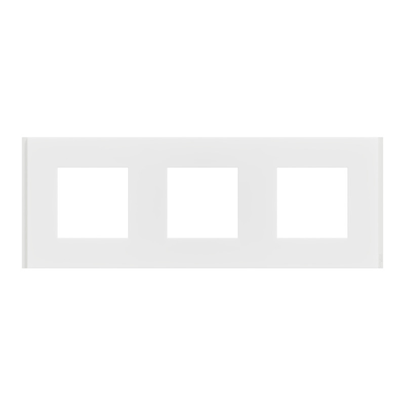 Рамка 3-постовая 85x234x10,25mm матовый белый [NU600679] PC Unica Deco Signature Шнейдер Електрік
