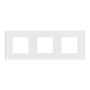 Рамка 3-постовая 85x234x10,25mm матовый белый [NU600679] PC Unica Deco Signature Шнейдер Електрік