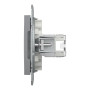 Розетка комп'ютерна RJ45 UTP кат.5Е Asfora сталь ABS [EPH4300162] Шнейдер Електрік