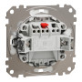 Одноклавишный выключатель IP44 Черный 73х73х38mm ABS-UV [SDD214101] Sedna Design & Elements Schneider Electric