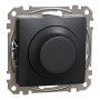 Светорегулятор поворотный LED RC 3-370 В Черный 71х46mm polyamide [SDD114501] Sedna Design & Elements Schneider Electric