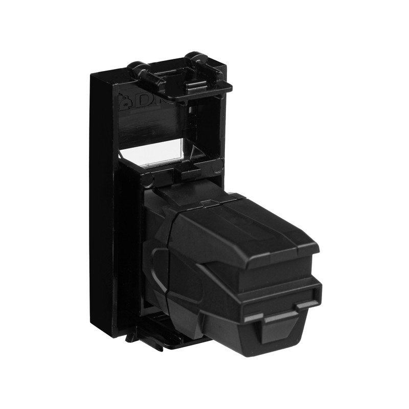 Розетка HDMI Hiperline 1 модуль черный [4402251] ДКС Avanti