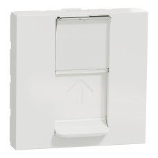 Розетки компьютерные RJ45 Белый 45х45х40.5mm ABS-UV [NU341318] Unica New Schneider Electric