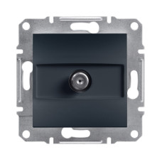 SAT розетка конечная Asfora антрацит ABS [EPH3700171] Шнейдер Электрик