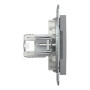 Розетка комп'ютерна RJ45 UTP кат.5Е Asfora сталь ABS [EPH4300162] Шнейдер Електрік