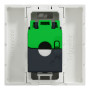 Розетки компьютерные RJ45 Белый 45х45х40.5mm ABS-UV [NU341318] Unica New Schneider Electric