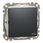 Одноклавишный выключатель IP44 Черный 73х73х38mm ABS-UV [SDD214101] Sedna Design & Elements Schneider Electric