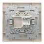 Розетка компьютерная с рамкой RJ45 UTP кат.6 Asfora слоновая кость ABS [EPH4700123] Шнейдер Электрик