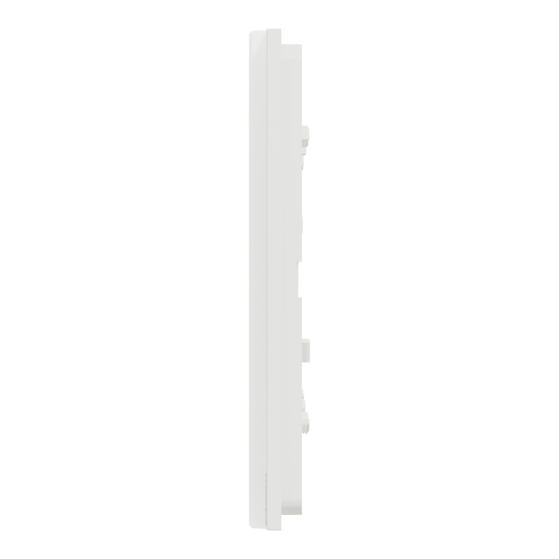 Рамка 3-постовая 85x234x10,25mm матовый белый [NU600679] PC Unica Deco Signature Шнейдер Електрік