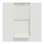 Розетки компьютерные RJ45 Белый 45х45х40.5mm ABS-UV [NU341318] Unica New Schneider Electric