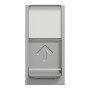 Розетка компьютерная RJ45 категория 6UTP 1 модуль алюминий [NU341430] ABS-UV Unica New Шнейдер Электрик