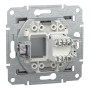 Розетка комп'ютерна RJ45 UTP кат.5Е Asfora сталь ABS [EPH4300162] Шнейдер Електрік