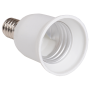Перехідник E14-E27 65х40mm пластик білий [EPR21-01-01-K01] пр14-27-К02 УЕК