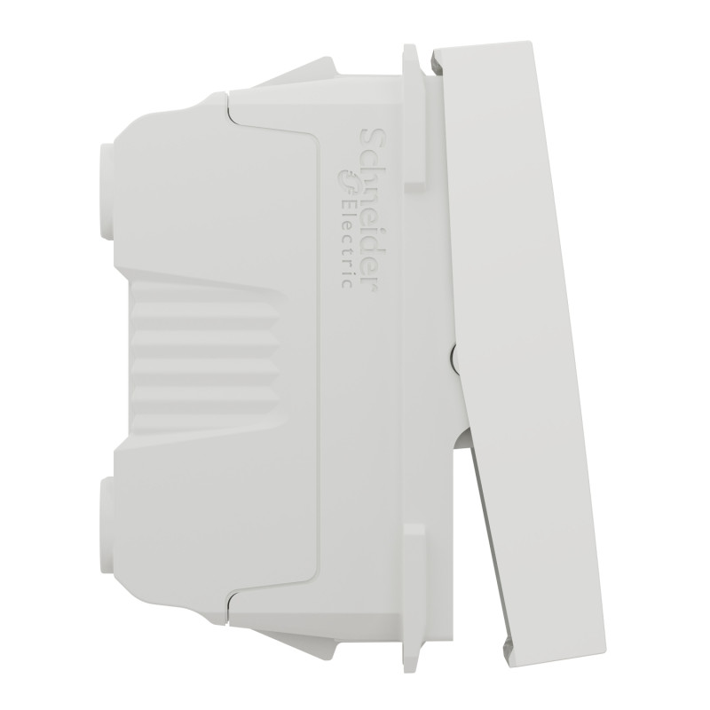 Выключатель 16А Белый 45х22.5х34.25mm ABS-UV [NU316118] Unica New Schneider Electric