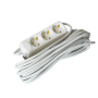 Удлинитель 7м 3 гнезда 2Р+PЕ IP20 [WYP10-10-03-07-G-G-U] ECO UEC