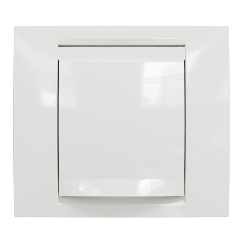 Рамка 1-постова ip44 біла [NU044218] ABS-UV Unica New Шнейдер Електрік