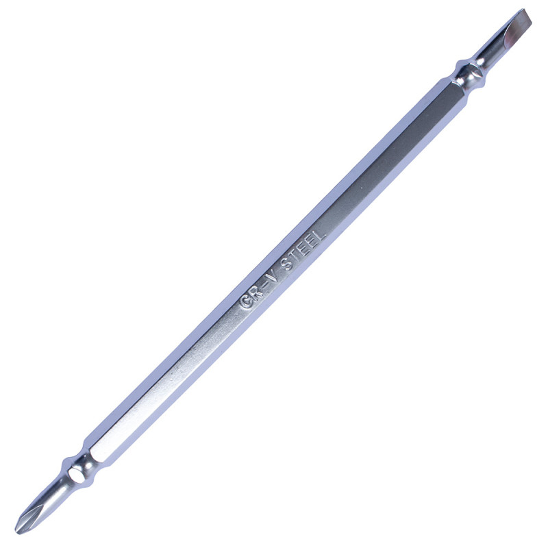 Викрутка-індикатор 4,5x190мм прямий+хрестова PH1 100-500V AC [t001107] e.tool.test07 E.NEXT