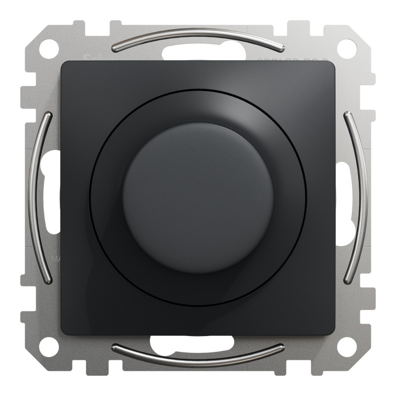 Светорегулятор поворотный LED RC 3-370 В Черный 71х46mm polyamide [SDD114501] Sedna Design & Elements Schneider Electric