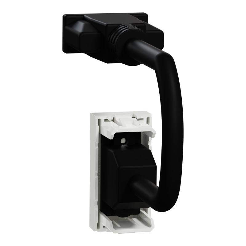 Розетка HD15 female (VGA) 1 модуль белая [NU343218] ABS-UV Unica New Шнейдер Электрик